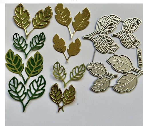 Foglie foglia fiore metallo - foglie,, foglia,