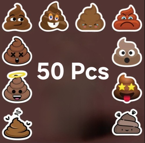 50x cacca emoji - cacca, adesivi