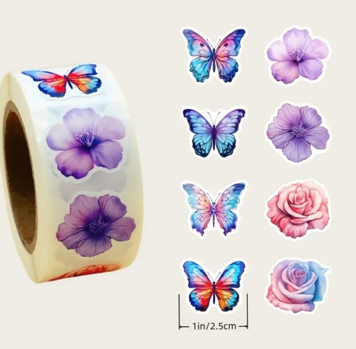 40x adesivi farfalla - 40x,