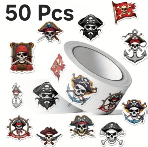 Adesivi teschio pirata - adesivi,