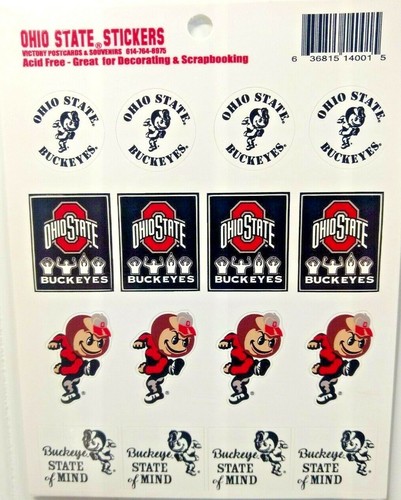 Adesivi ohio state buckeyes - adesivi,